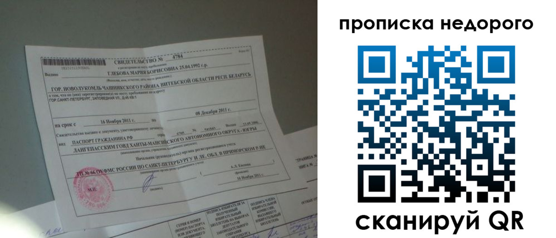 прописка гарантия в Советске